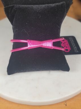 Hot Pink Wire Wrapped Bangle
